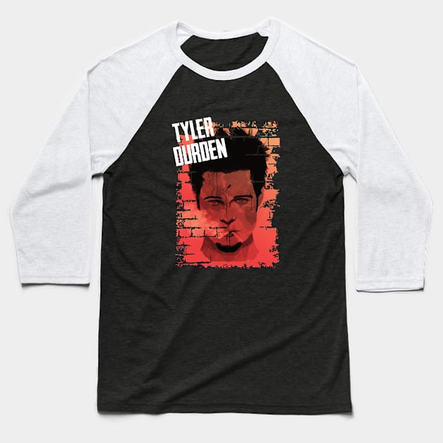 Tyler Durden Baseball T-Shirt by Finito_Briganti